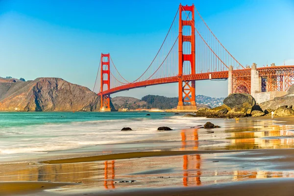 Golden gate, san francisco, california, Amerikai Egyesült Államok. — Stock Fotó