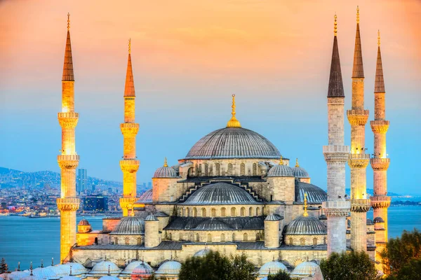 Die Blaue Moschee, (Sultanahmet Camii), Istanbul, Türkei. — Stockfoto