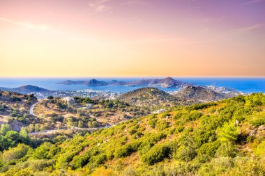 Yalikavavk gün batımında, Bodrum, Türkiye