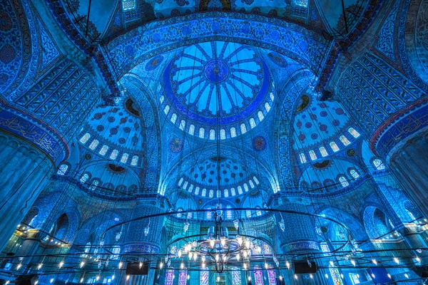 Blå moskén (Sultanahmet Camii), Istanbul, Turkiet. — Stockfoto