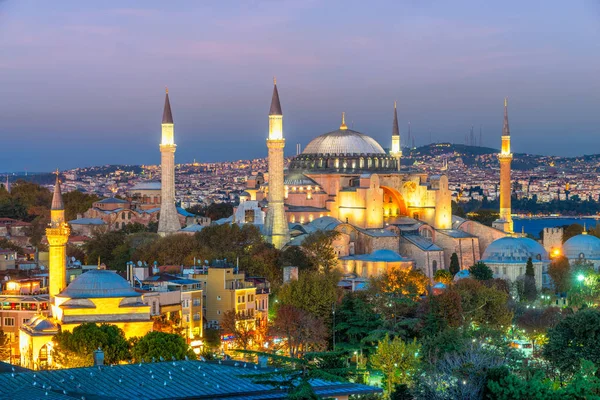 Hagia sophia mecsettől, Isztambul, Törökország. — Stock Fotó