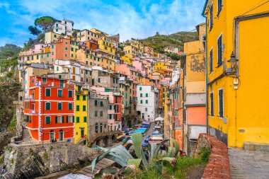 Riomaggiore, Cinque Terre Milli Parkı, Liguria, İtalya