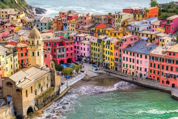 Vernazza, Parque Nacional Cinque Terre, Liguria, Italia — Foto de Stock