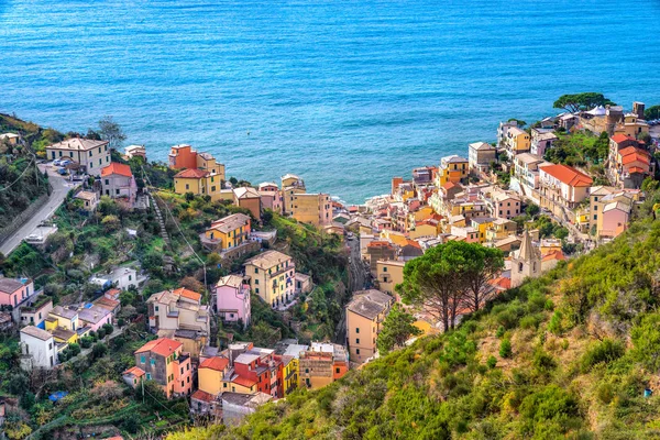 Riomaggiore, Parco Nazionale delle Cinque Terre, Liguria — Foto Stock