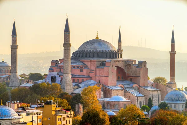 Hagia sophia mecsettől, Isztambul, Törökország. — Stock Fotó