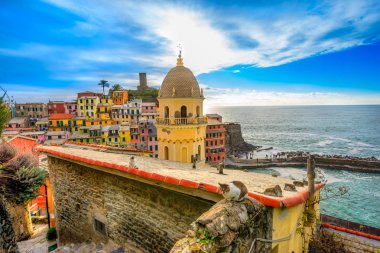 Vernazza, Cinque Terre Milli Parkı, Liguria, İtalya