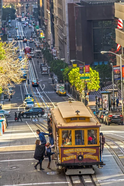 Felvonó, San Francisco, Amerikai Egyesült Államok — Stock Fotó