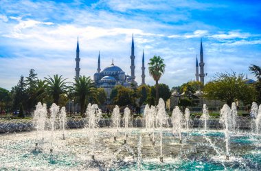 Mavi Cami, (Sultanahmet Camii), İstanbul, Türkiye.