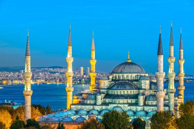 Mavi Cami, (Sultanahmet Camii), İstanbul, Türkiye.