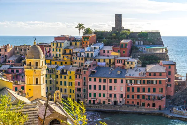 Vernazza, národního parku Cinque Terre, Liguria, Itálie — Stock fotografie