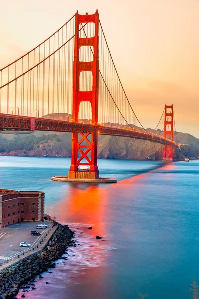 Golden gate, san francisco, california, Amerikai Egyesült Államok. — Stock Fotó