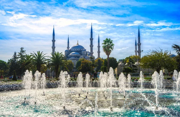 A Mesquita Azul, (Sultanahmet Camii), Istambul, Turquia. — Fotografia de Stock