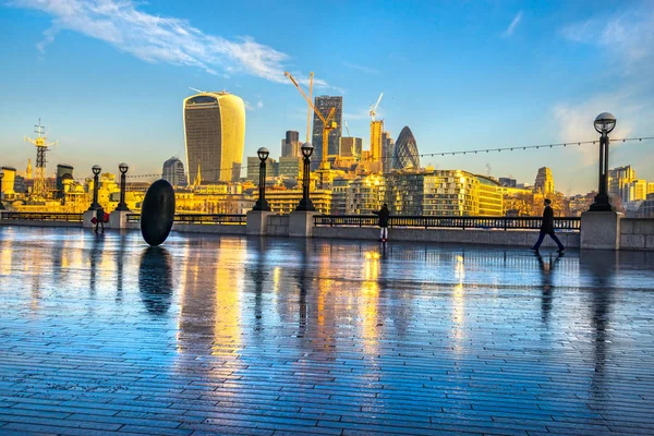 Distrito financiero de la ciudad de Londres, Londres, Reino Unido — Foto de Stock