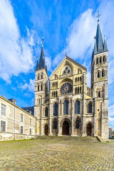 Saint-Remi Basilica Reims, Fransa. — Stok fotoğraf