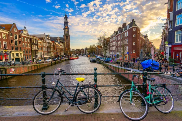 Amsterdam, i Paesi Bassi . — Foto Stock