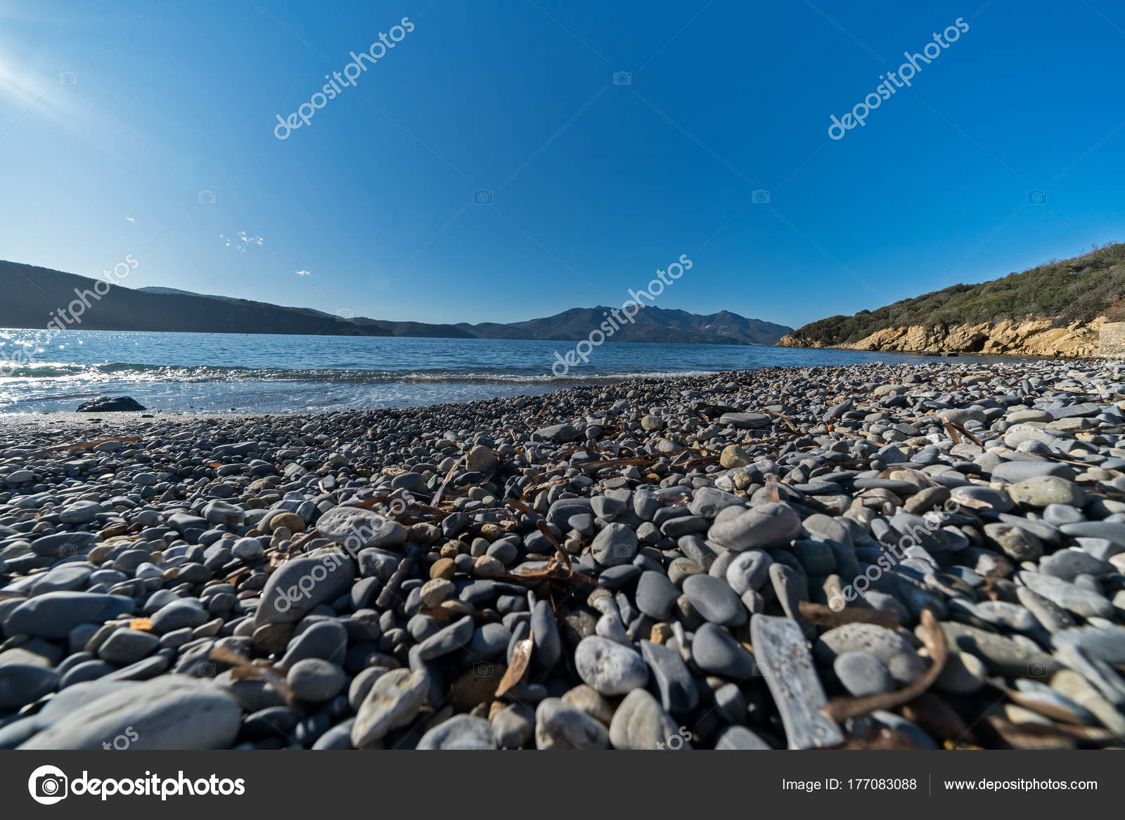 Spiaggia Di Enfola Portoferraio Isola Delba Italia