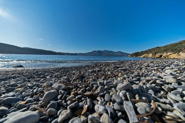 Enfola strand, portoferraio, insel elba, italien — Stockfoto