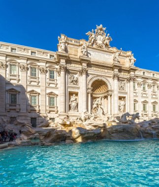 Rome, Trevi Çeşmesi. İtalya.