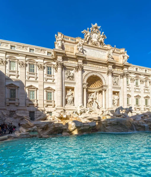 Rom, Trevi-Brunnen. Italien. — Stockfoto