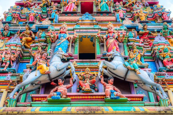 Sri Maha Mariamman Temple Dhevasthanam, tempio indù a Chinatow — Foto Stock