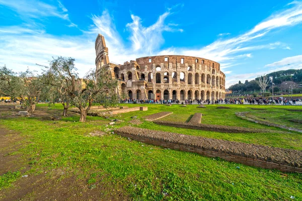 Řím, Koloseum. Itálie. — Stock fotografie