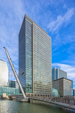 Canary Wharf gökdelenler, Londra, İngiltere
