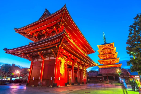 Sensoji-ji templet i Asakusa, Tokyo, Japan. — Stockfoto