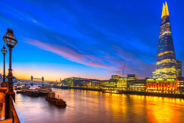 Tower Bridge, view from the Shard, London, UK — Stock Photo, Image