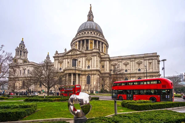 Собор Святого Павла, Лондон, Великобритания — стоковое фото