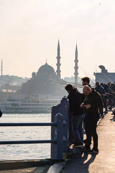 Istanbul Galata Bridge, Turkey — Stock Photo, Image