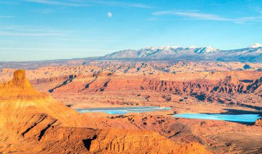 Ölü at Point devlet parkı, Utah, Amerika.