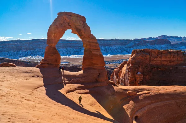 The Delicate Arch, Arches National Park, Utah, Usa. — Stock fotografie