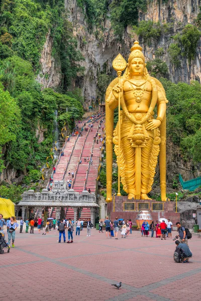 马来西亚吉隆坡 2018年2月20日 马来西亚吉隆坡巴图洞穴 巴图洞穴有三个主要洞穴 有寺庙和印度教神龛 — 图库照片