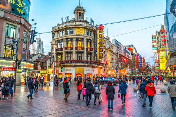 Nanjing Road, Shanghai, Chine — Photo