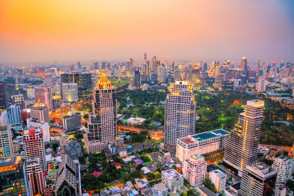 Bangkok silueti, Tayland — Stok fotoğraf