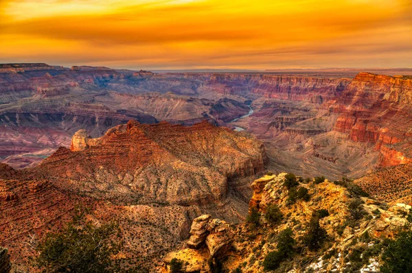 Park Narodowy Grand Canyon, Kalifornia, Usa — Zdjęcie stockowe