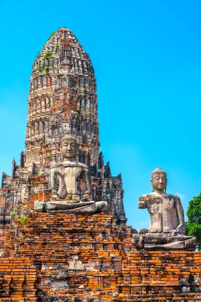 Wat Chaiwatthanaram, Ayutthaya historical park, Bangkok, Tailandia — Foto de Stock