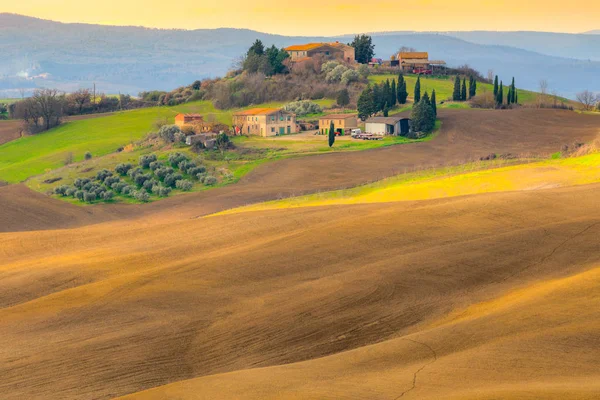 Crete Senesi, siena, Toscana, Olaszország — Stock Fotó