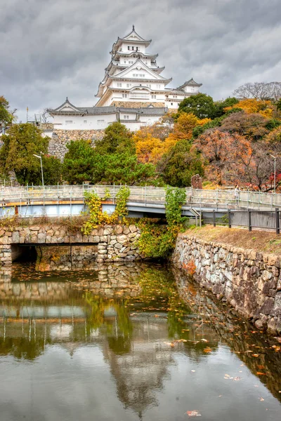 Castillo Himeji También Llamado Castillo Garza Blanca Temporada Otoño Japón — Foto de Stock