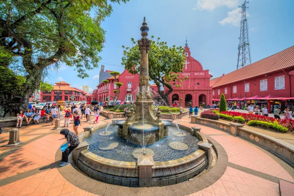 Holländischer Platz, malakka, malaysia. — Stockfoto