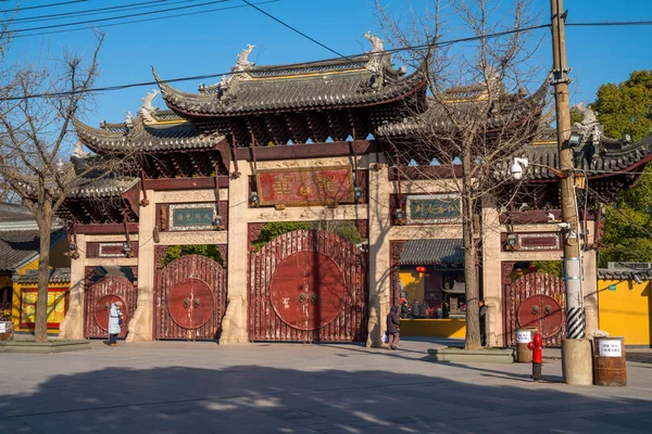 Şangay Longhua Tapınağı, Çin. — Stok fotoğraf
