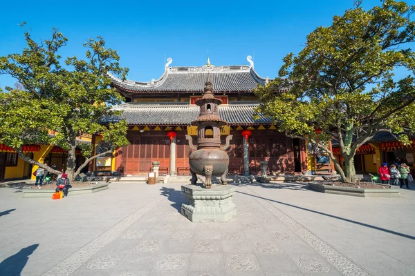 Shanghai Longhua Temple, Kina. — Stockfoto