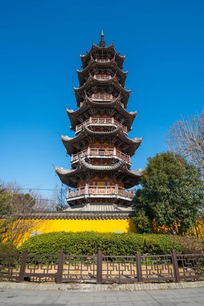 Shanghai Longhua Temple, Kina. — Stockfoto