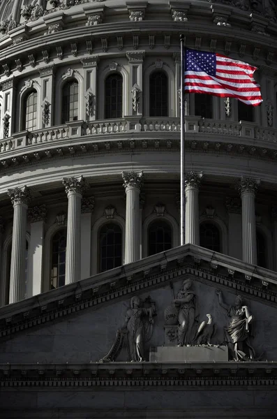 Budova Kapitolu Spojených států ve Washingtonu DC — Stock fotografie