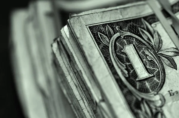 美国的美元货币，代表财富和财富 — 图库照片