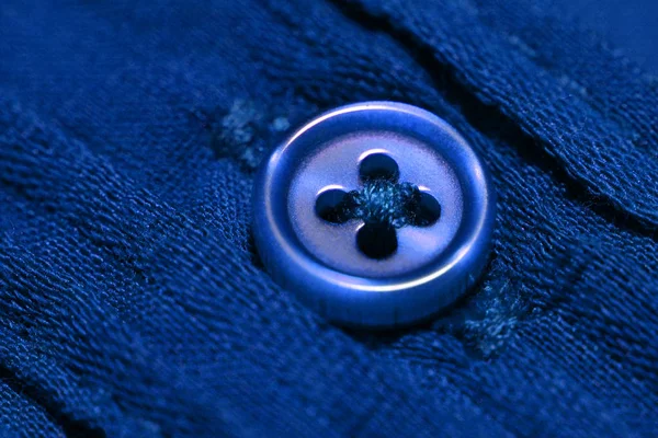 Buttons on Shirt Blouse Jacket Clothing Apparel — Stock Photo, Image