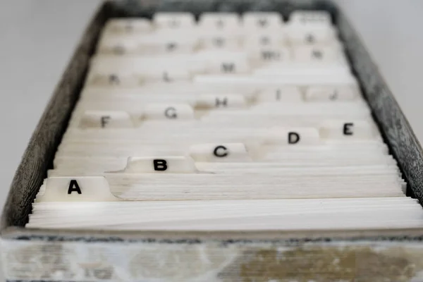 Steekkaarten voor Business School Home organisatie — Stockfoto