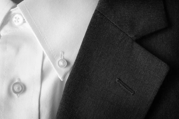 Suit Coat Business Lapel Button Hole — Stock Photo, Image