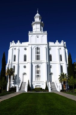 St. George Mormon Lds Temple beyaz taş Kilisesi Din