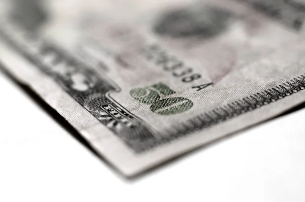 Closeup elli dolar banknotunun üzerinde — Stok fotoğraf